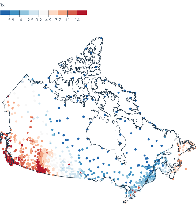 Weather station map